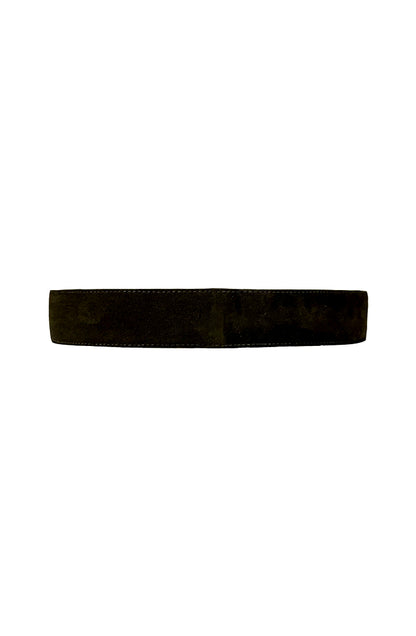 Harrison Suede Belt Black