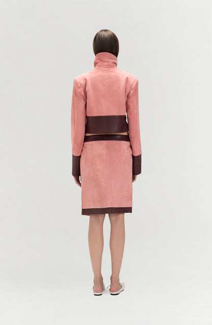 Orion Suede Jacket Pink