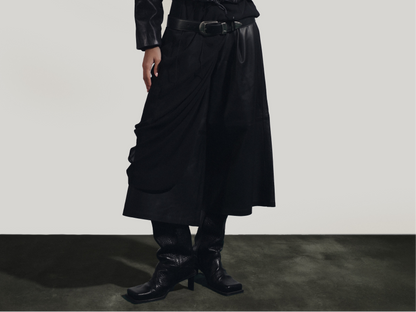 Revya Leather Belt Black