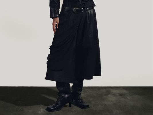Revya Leather Belt Black