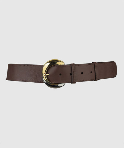 Kinsley Leather Belt Brown