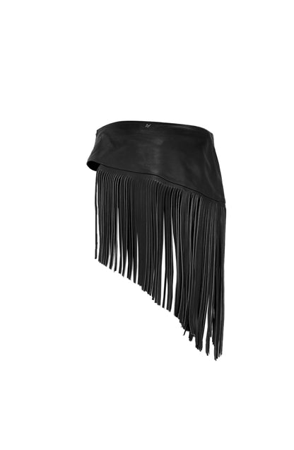 Gianna Leather Belt Black
