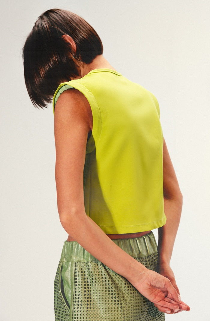 Mia Top Green x Electric Green