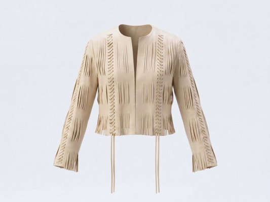 Caniayla Leather Jacket Butter Yellow