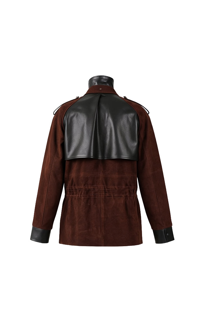Gavin Suede Jacket Brown
