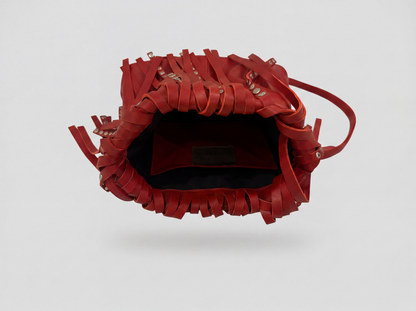 Ada Leather Bag Red