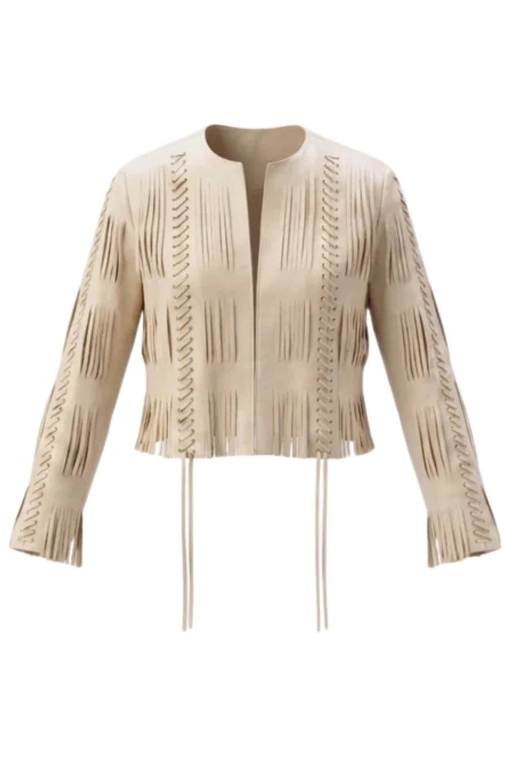 Caniayla Leather Jacket Butter Yellow