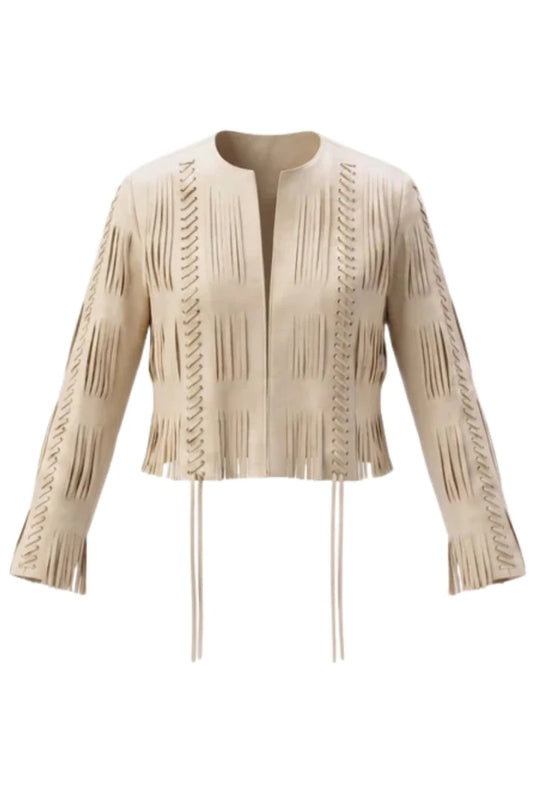Caniayla Leather Jacket Butter Yellow