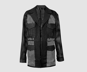 Ebony Leather Jacket Black