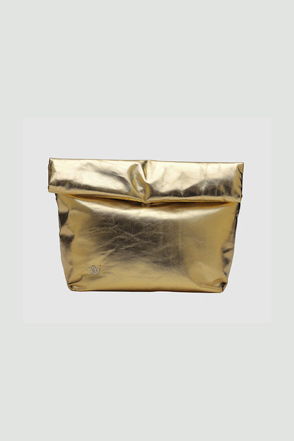 Ariana Leather Bag Gold