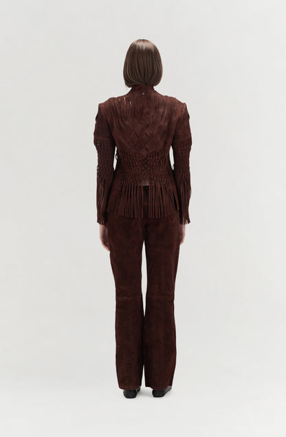 Attianna Suede Jacket Brown - Exclusively Online