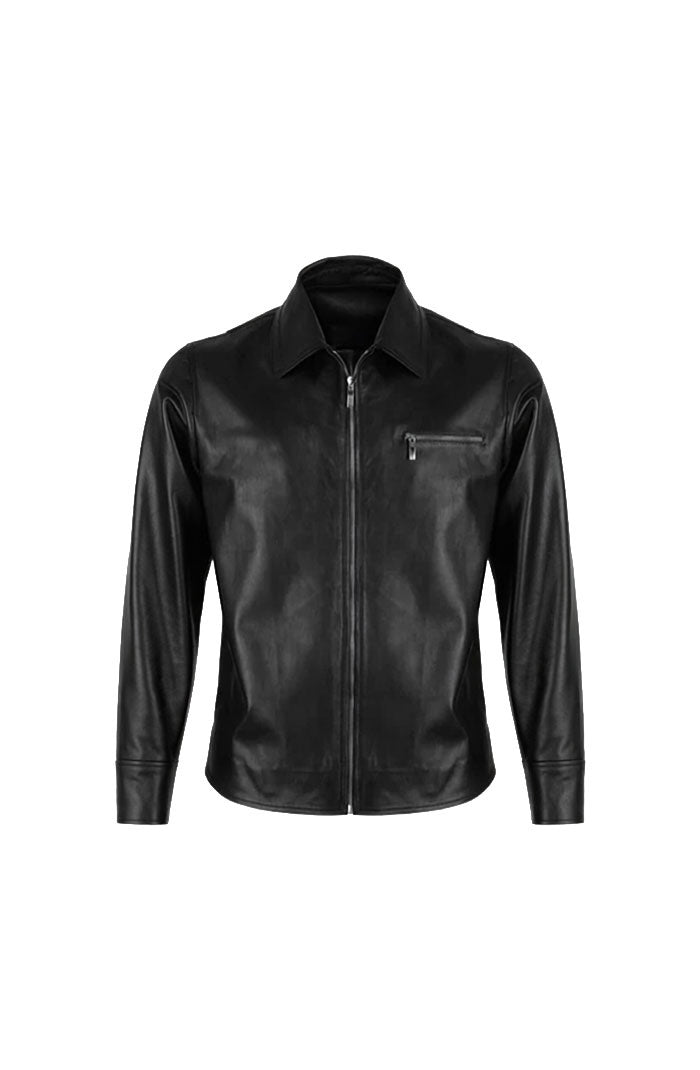 Emerson Leather Jacket Black
