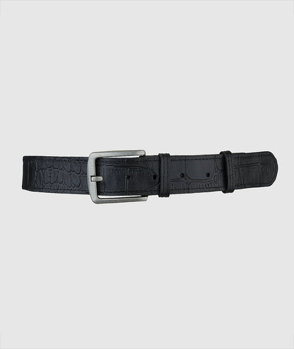 Lincoln Leather Belt Black Croc