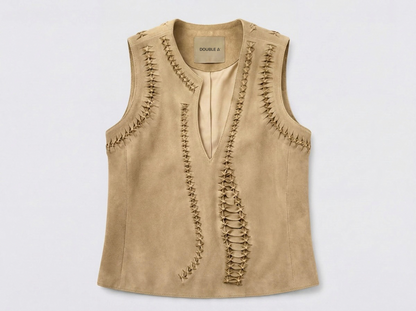 Willow Suede Top Tan