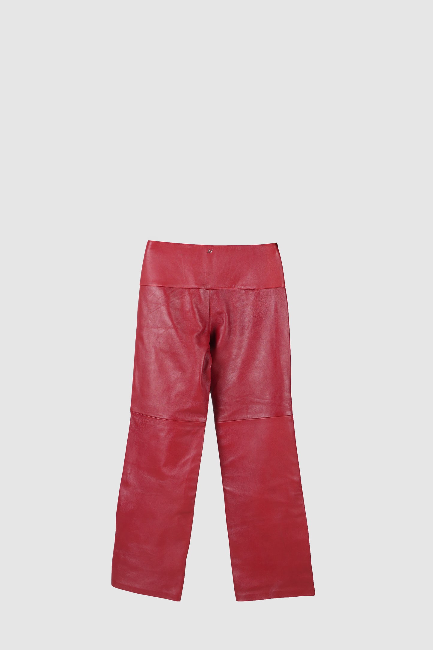 Jason Leather Pants Red
