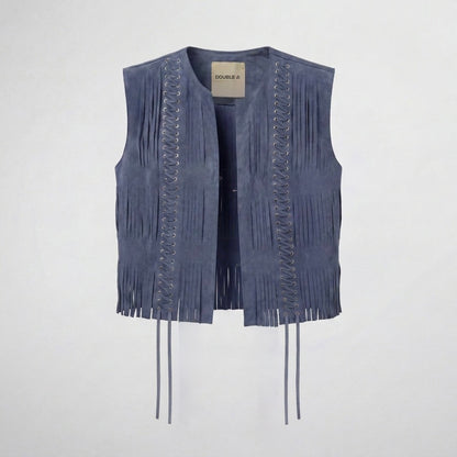 Caniayla II Suede Vest Blue