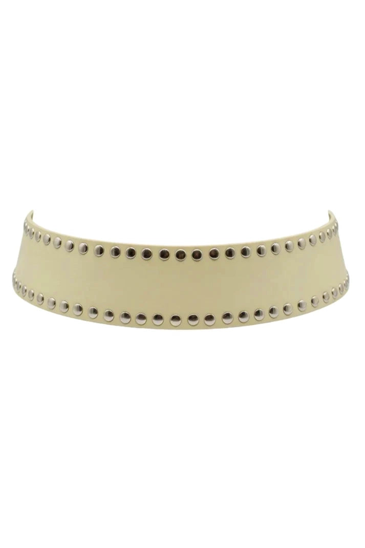Liam Leather Belt Butter Yellow