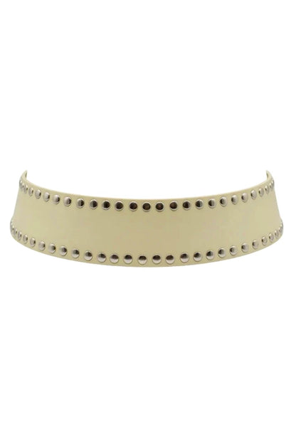 Liam Leather Belt Butter Yellow