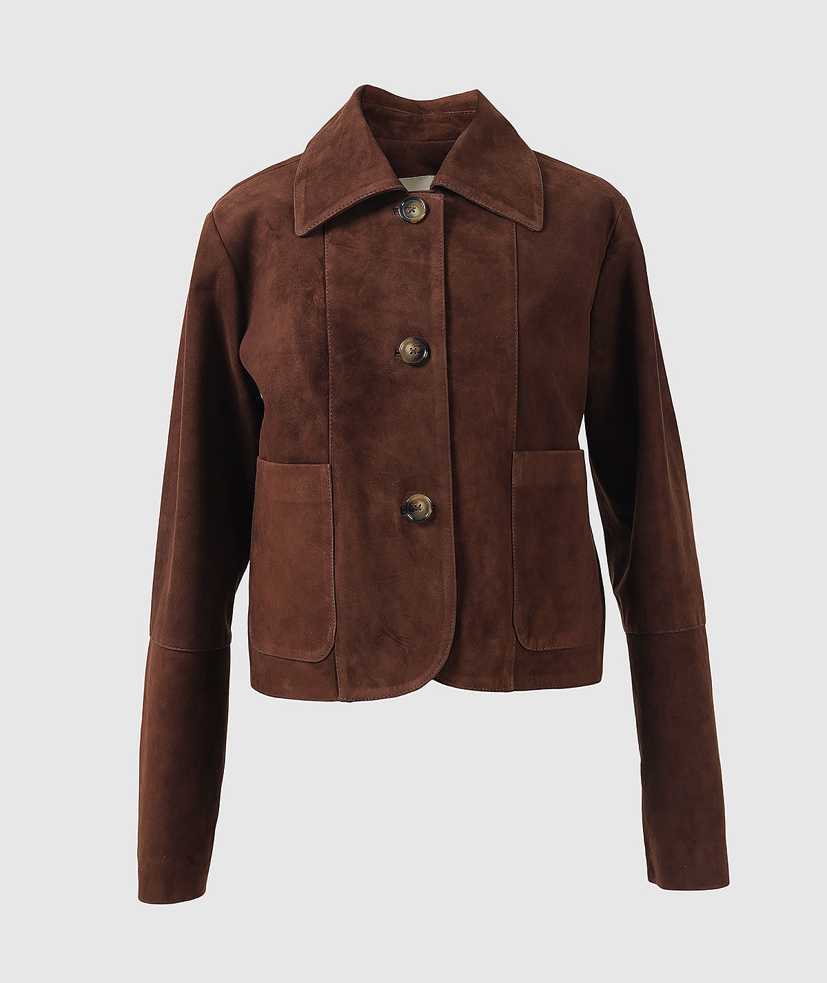 Harper Suede Jacket Brown