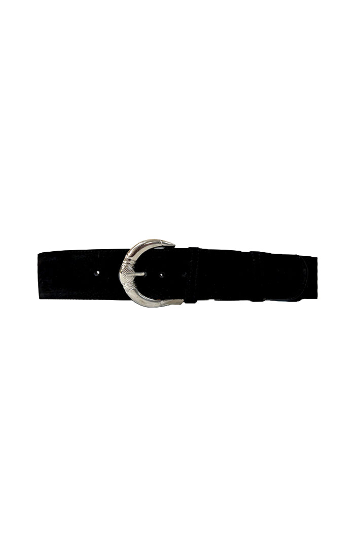 Harrison Suede Belt Black