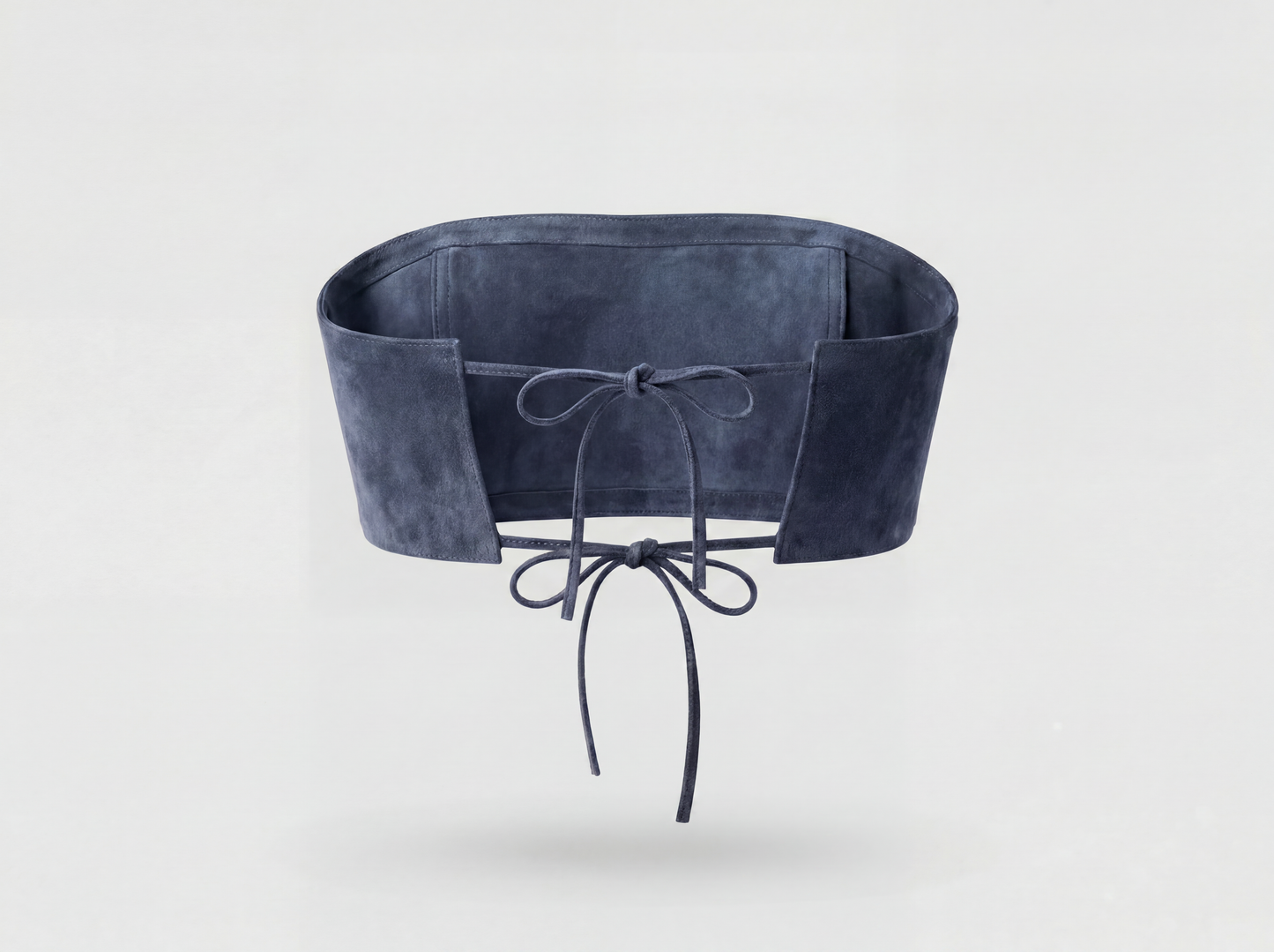 Amelia Suede Top Blue