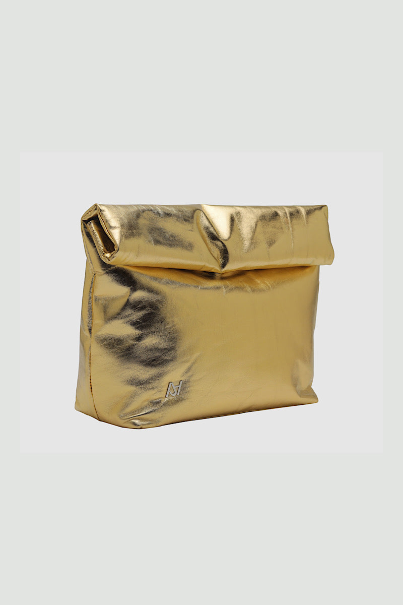 Ariana Leather Bag Gold