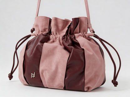 Charlie II Leather Bag Burgundy