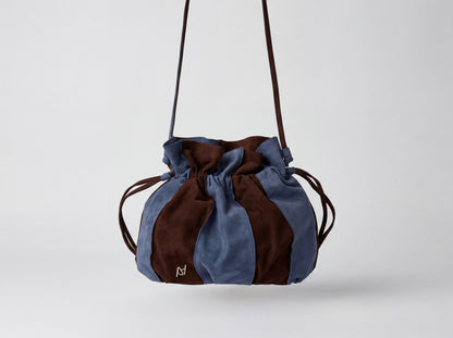 Charlie II Suede Bag Blue