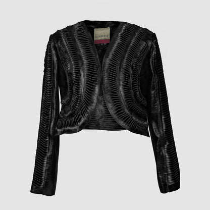 Kiara Leather Jacket Black