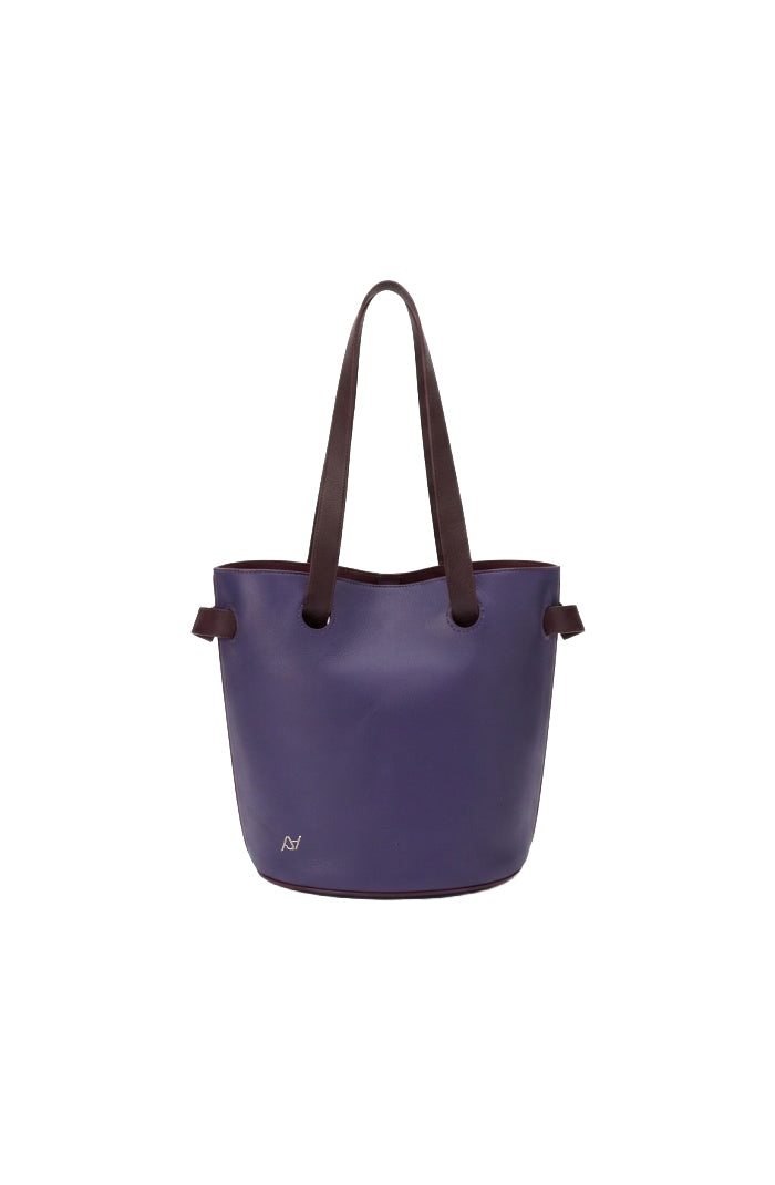 Zoey Leather Bag Plum Purple