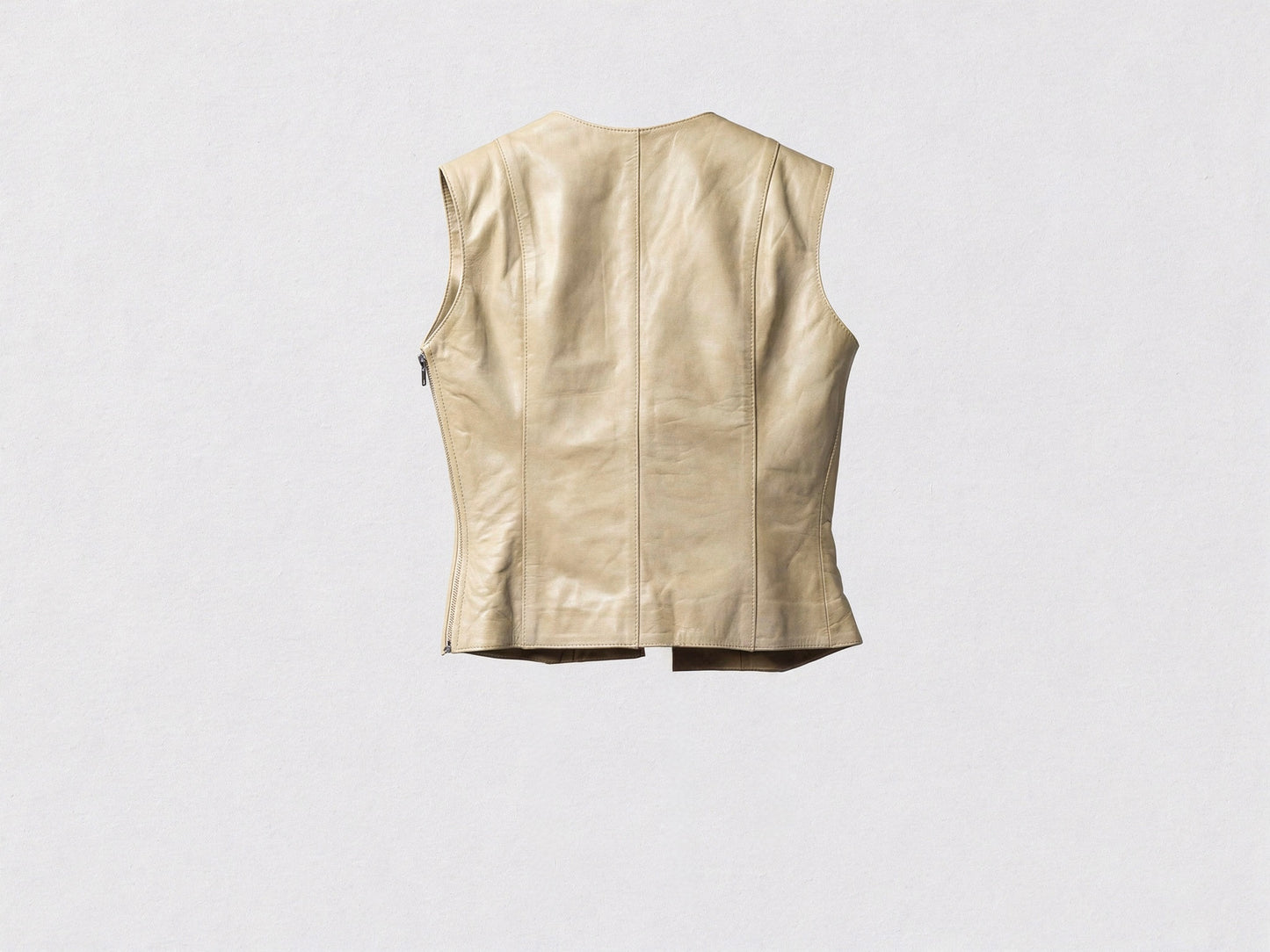 Jade Leather Top Butter Yellow