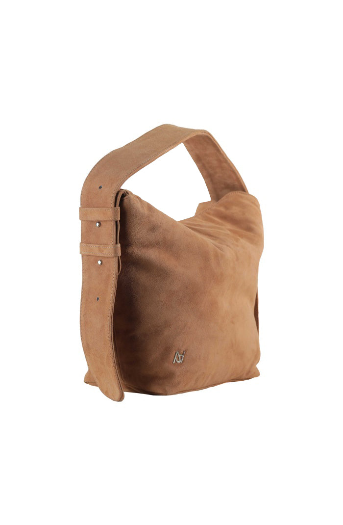 Eliana Suede Bag Beige