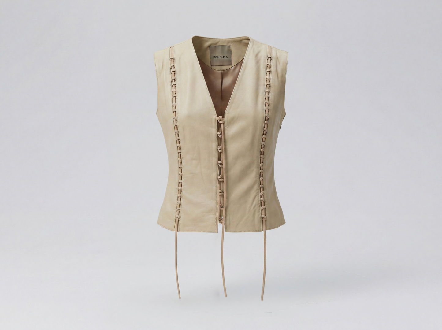 Jade Leather Top Butter Yellow
