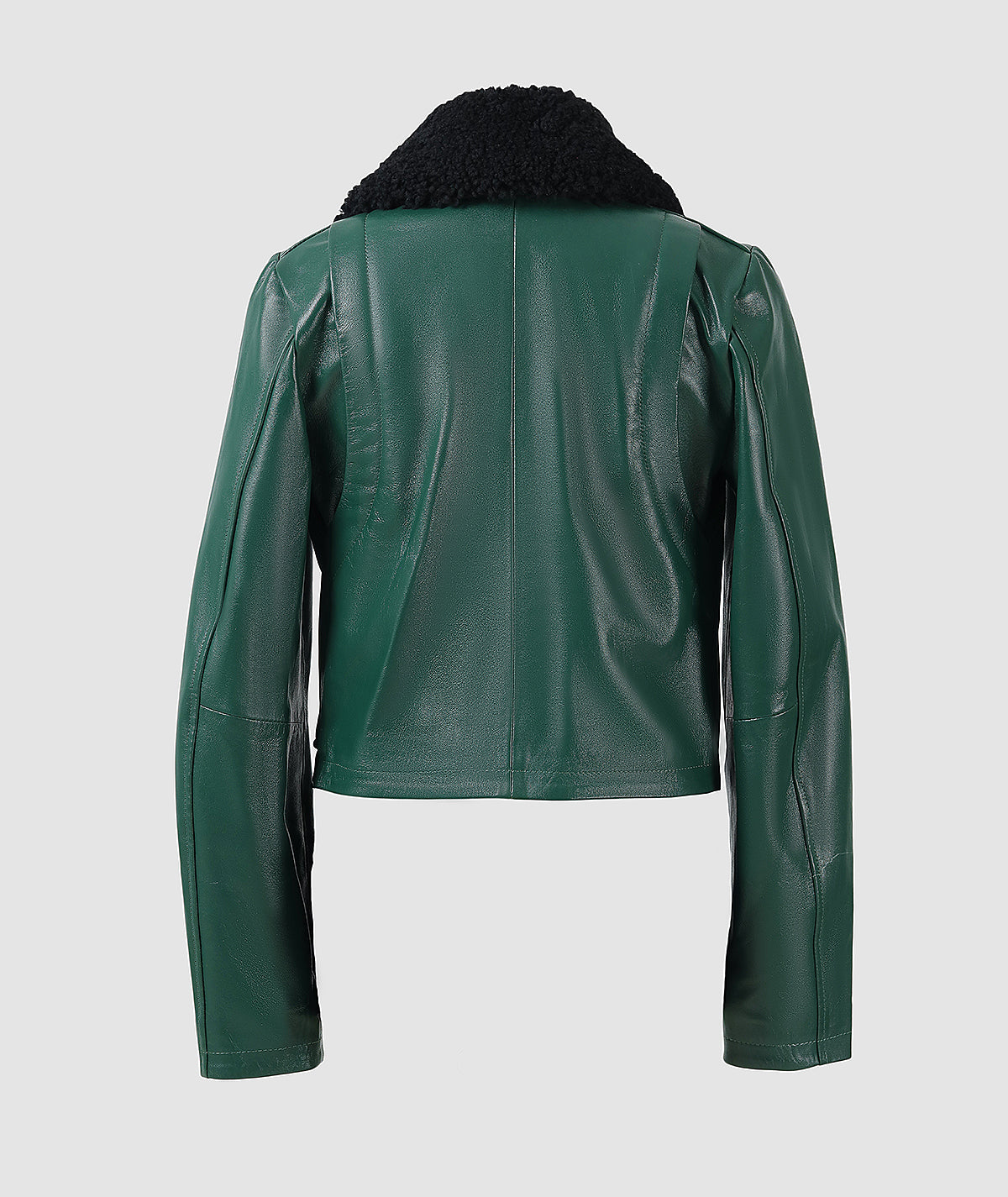 Emery Leather Jacket Olive