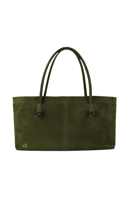 Elara Suede Bag Olive