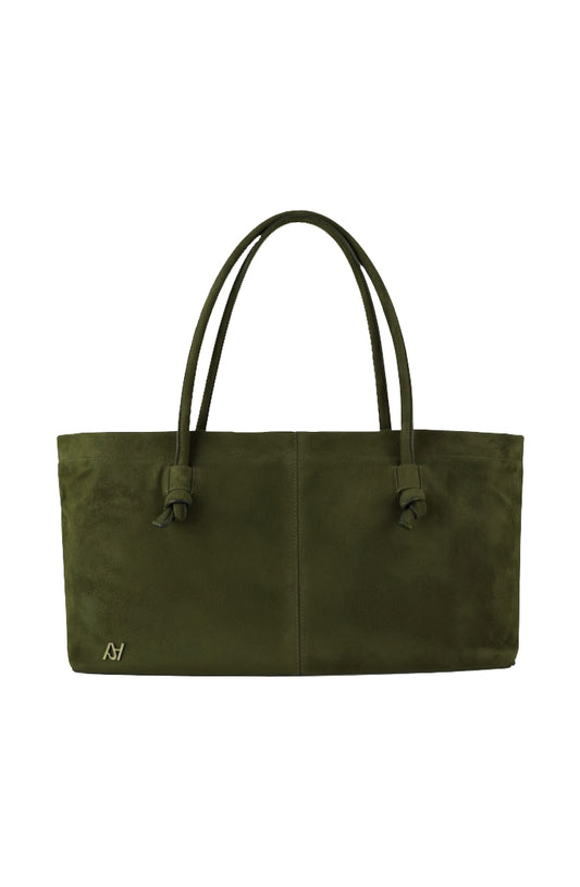 Elara Suede Bag Olive