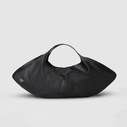 Ophelia Oversized Leather Bag Black