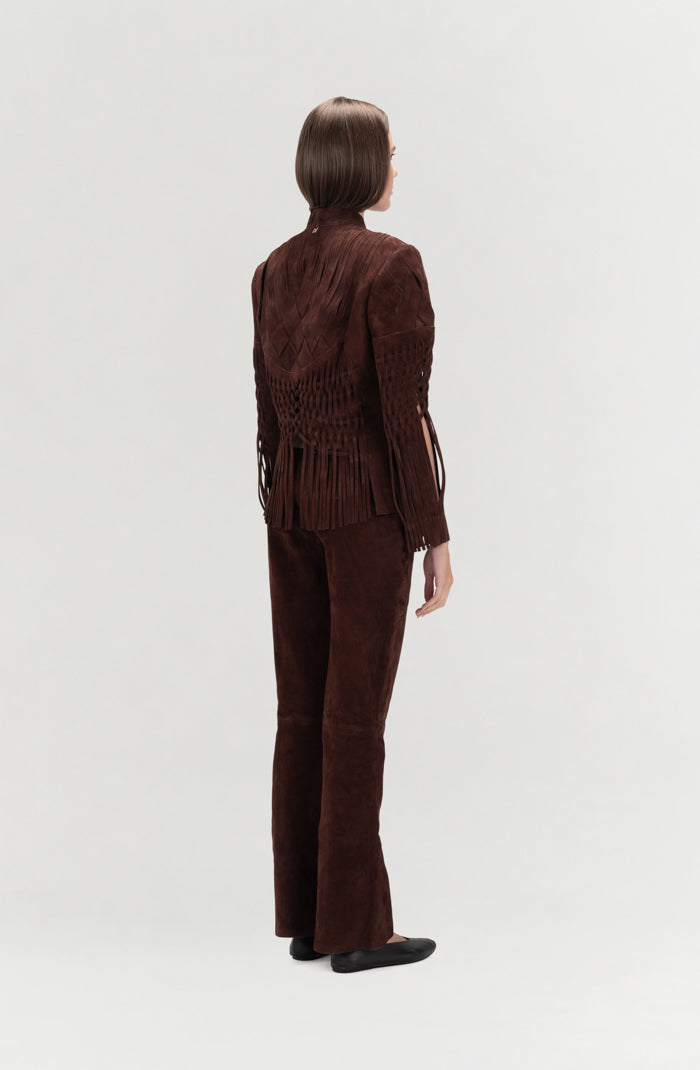 Attianna Suede Jacket Brown - Exclusively Online