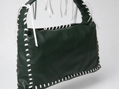 Halo Leather Bag Olive