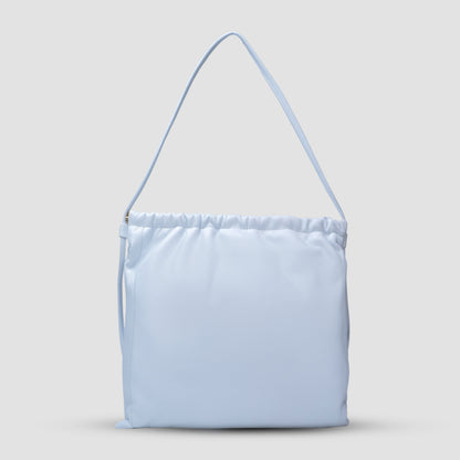 Melissa Clutch Leather Bag White