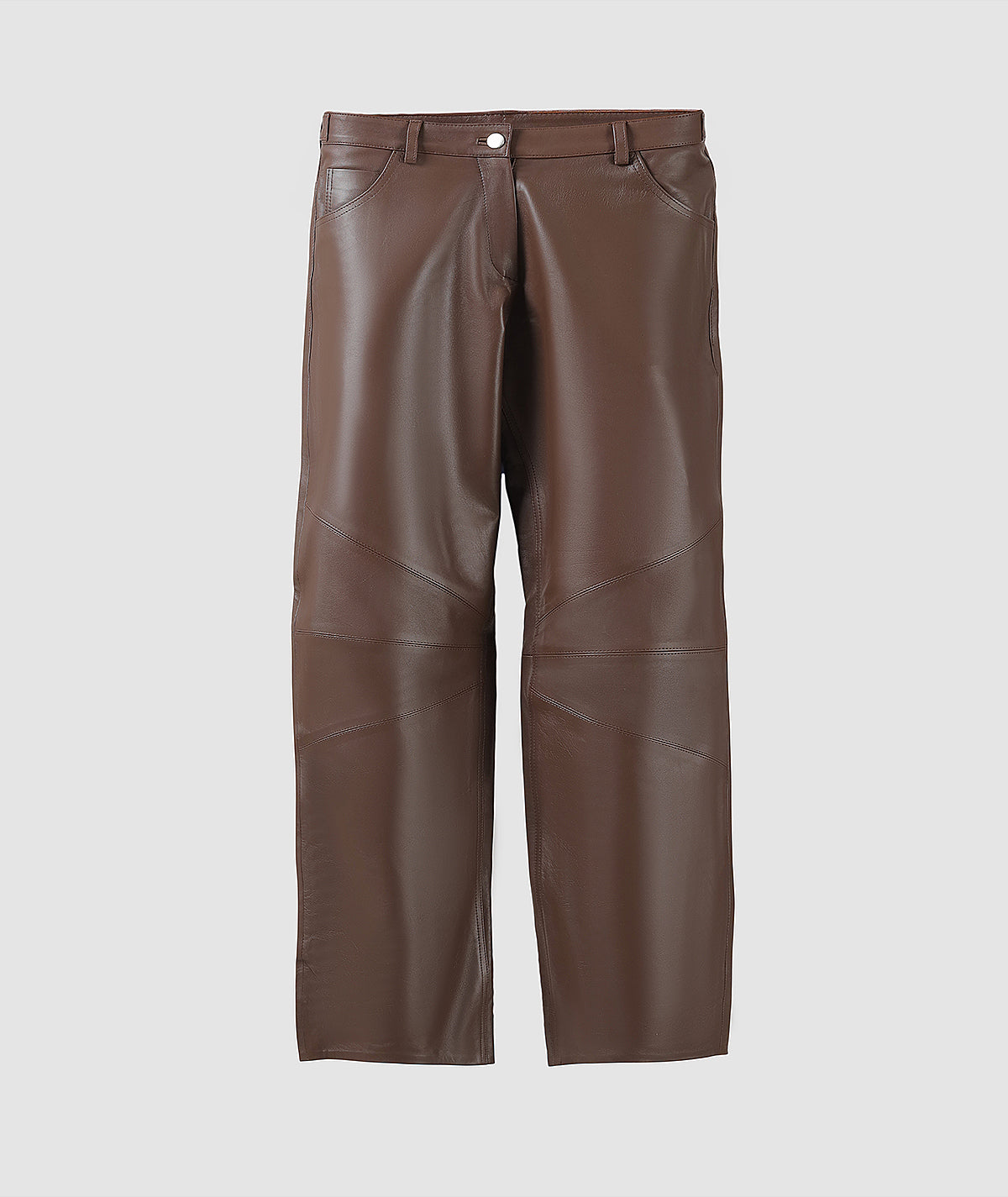 Gabriel Leather Pants Brown