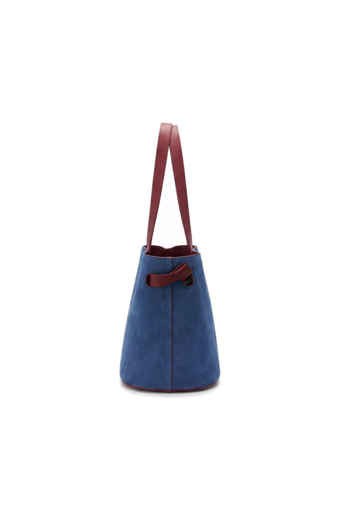 Zoey Suede Bag Blue