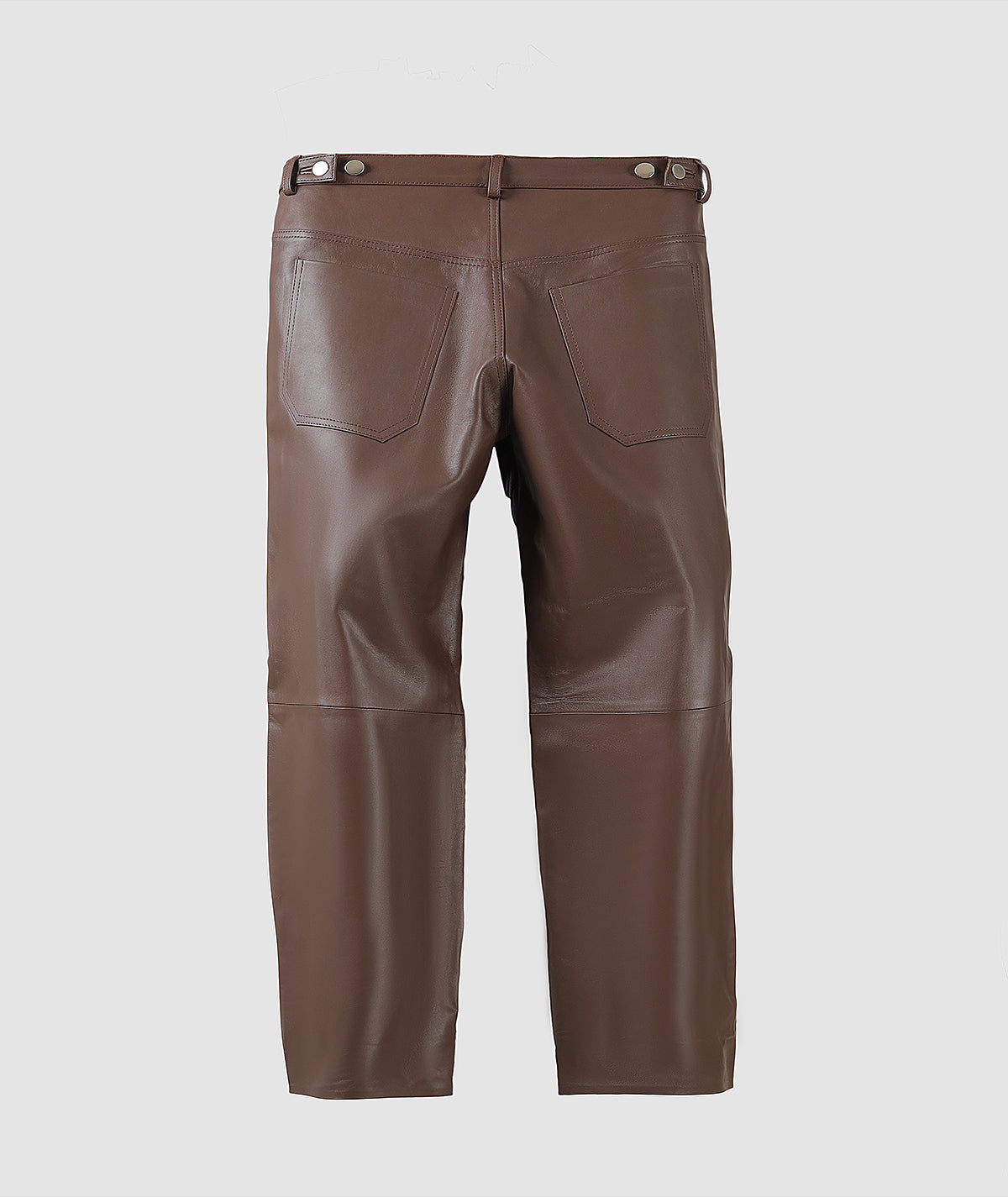 Gabriel Leather Pants Brown