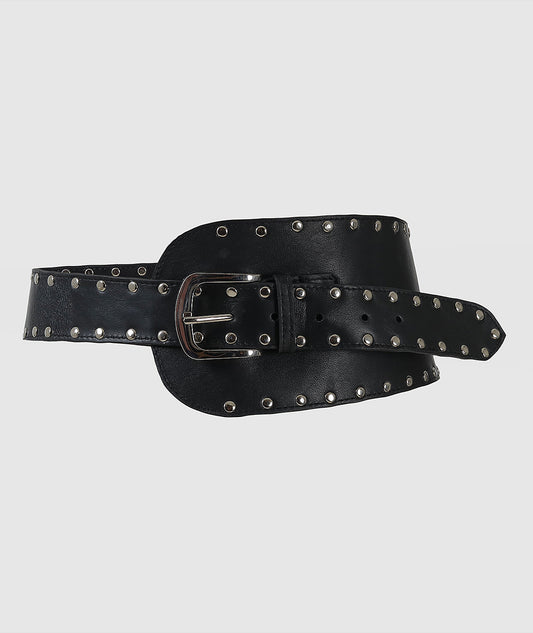 Beckett Leather Waist Belt Black