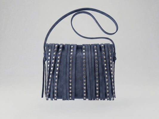 Ada Suede Bag Blue