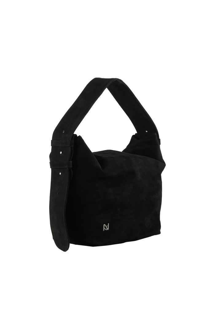 Eliana Suede Bag Black