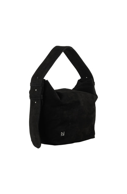 Eliana Suede Bag Black