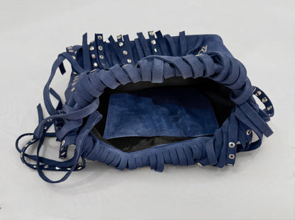 Ada Suede Bag Blue