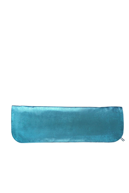 Annabelle Clutch Leather Bag Washed Turquoise