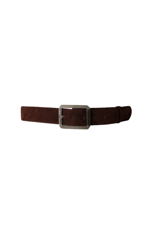 Arden Suede Belt Brown